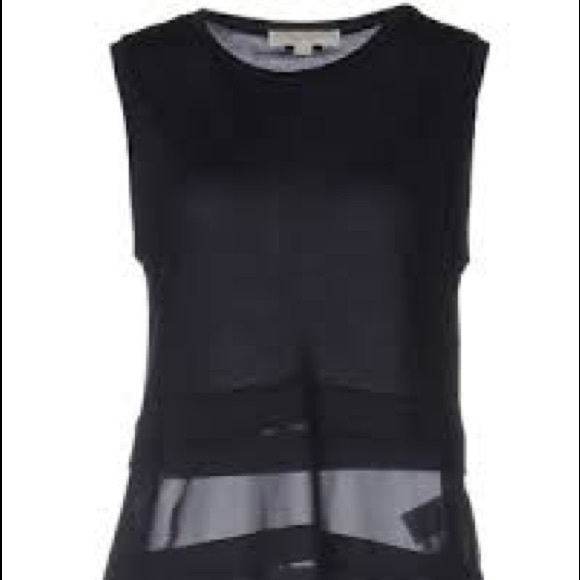 Michael Kors Black Sleeveless Blouse - Picture 1 of 8